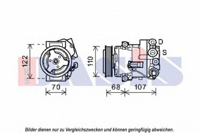AKS DASIS 852602n -  Компрессор, кондиционер